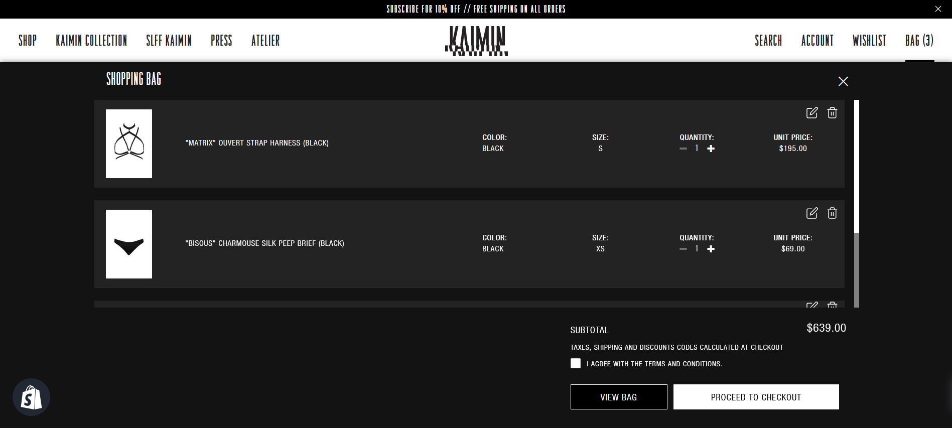 Kaimin mini cart