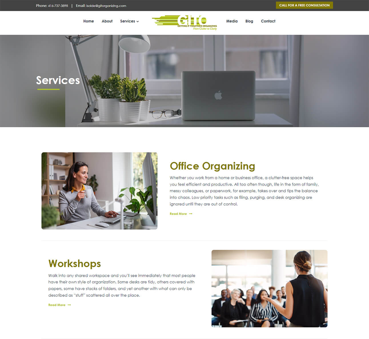 Service Page