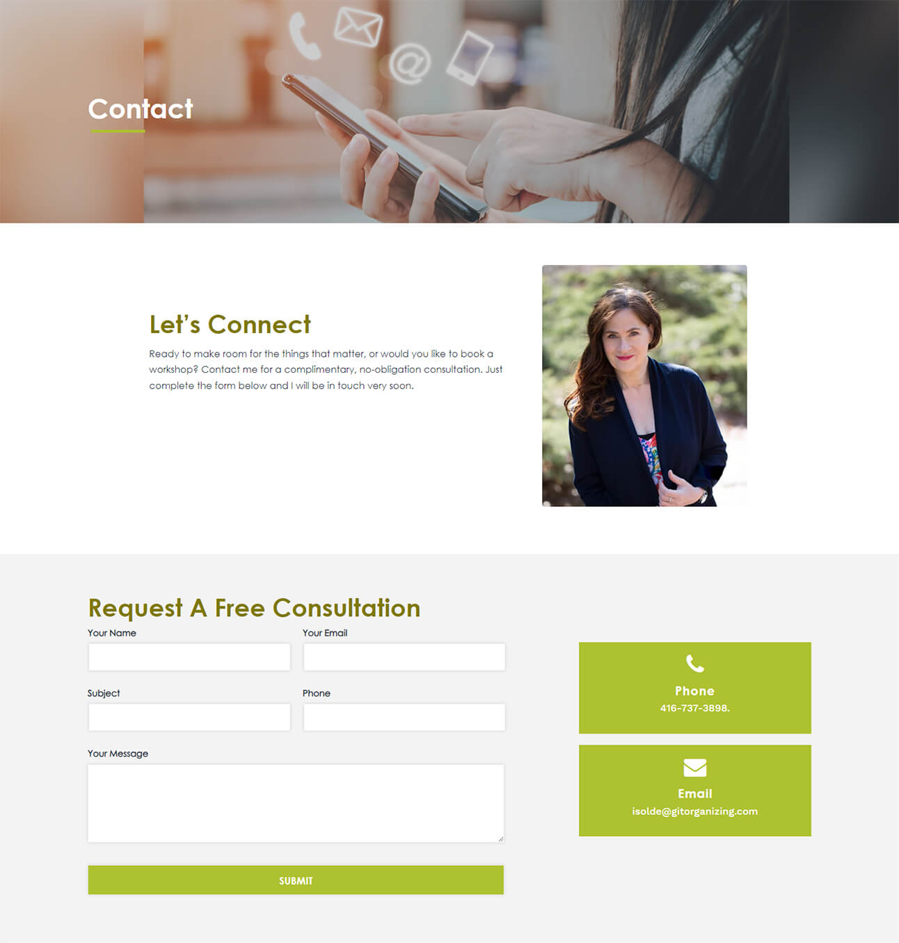 Contact Page