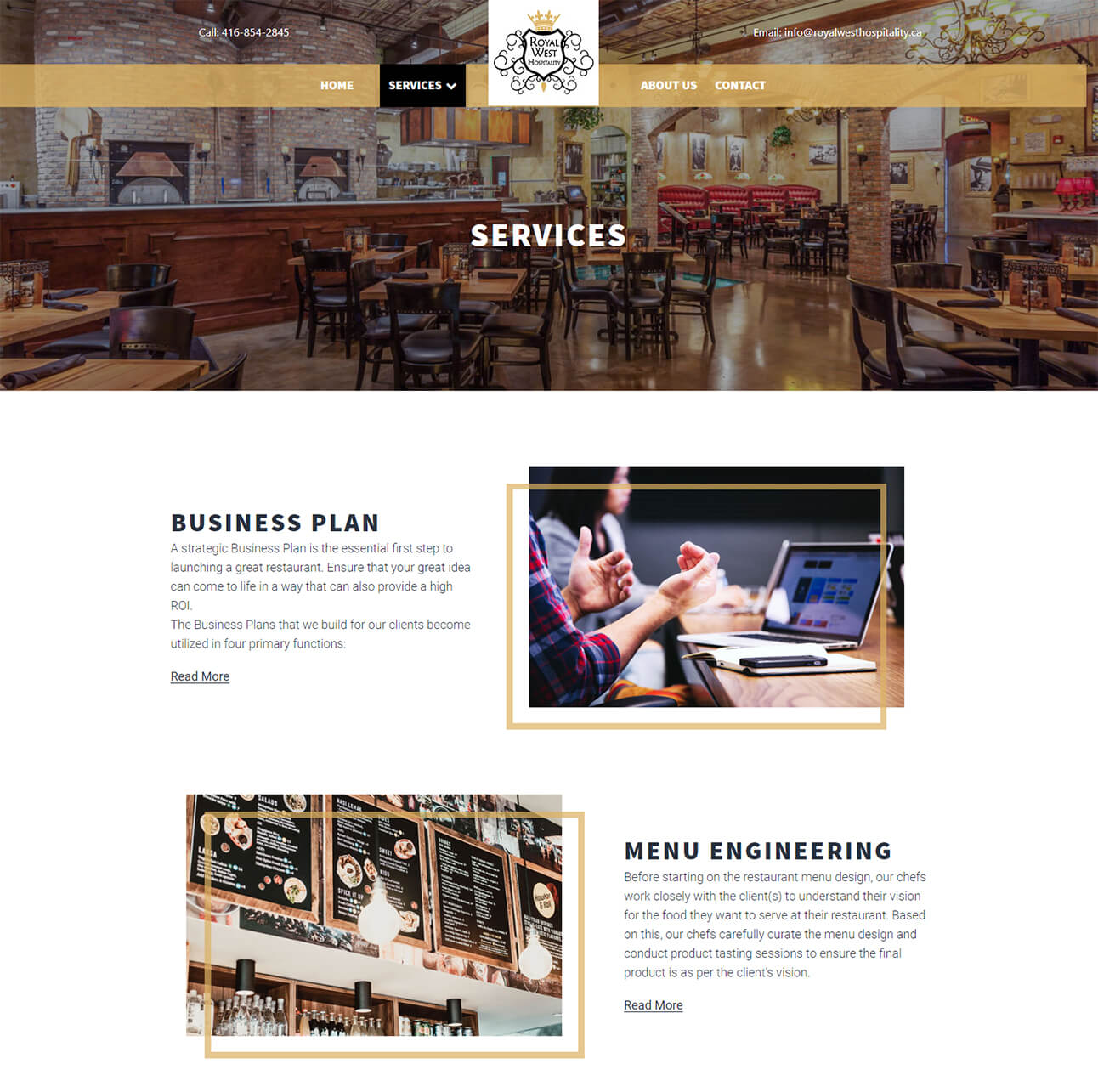 services page